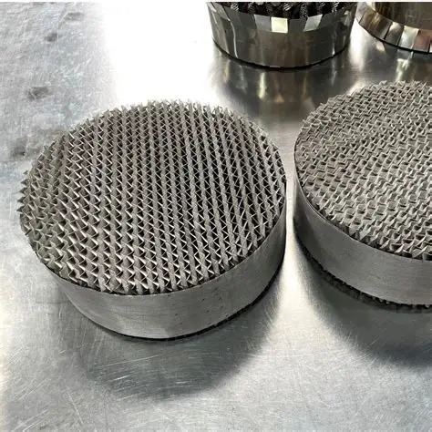 ဖွဲ့စည်းတည်ဆောက်ထားသော Wire-Mesh Packing