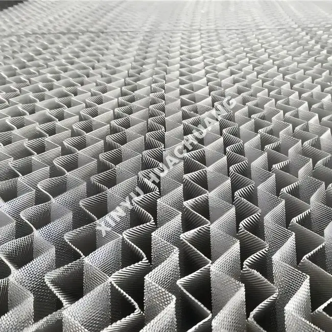 ဖွဲ့စည်းတည်ဆောက်ထားသော Wire-Mesh Packing